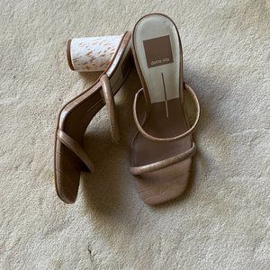 Niche designer high heel  Sandals from Nordstrom, Beige color with special heels